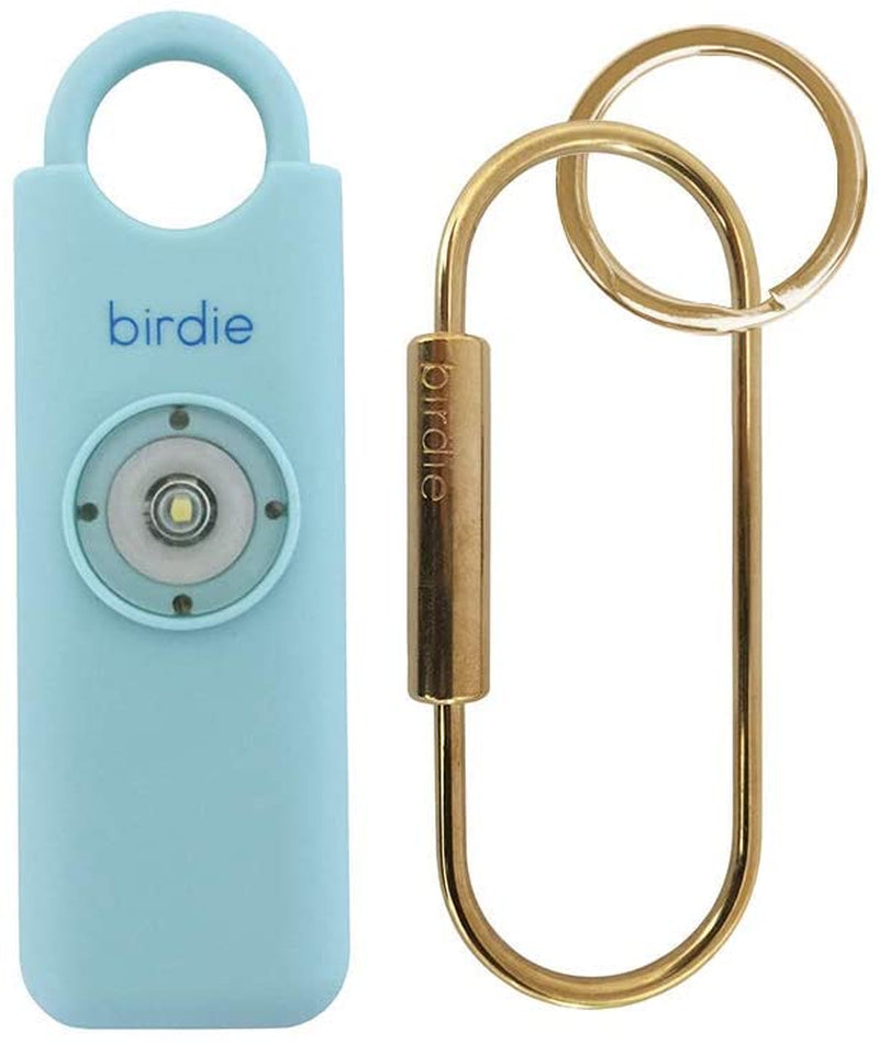 She’S Birdie–The Original Personal Safety Alarm for Women by Women–Loud Siren, Strobe Light and Key Chain in a Variety of Colors (Aqua)