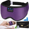 Sleep Headphones, Sleep Mask Bluetooth Wireless Music Eye Mask, Sleeping Headphones for Side Sleepers Sleep Mask with Bluetooth Headphones Ultra-Thin Stereo Speakers Perfect for Sleeping